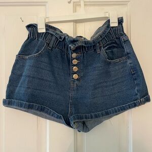 Denim shorts